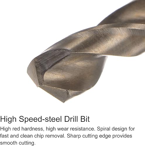 Miniatura 4 de uxcell Juego de grifos y bits, M6 x 0.5 H2 mano izquierda recta flauta máquina rosca de fresado de rosca, 0.256 in M35 cobalto de alta velocidad de