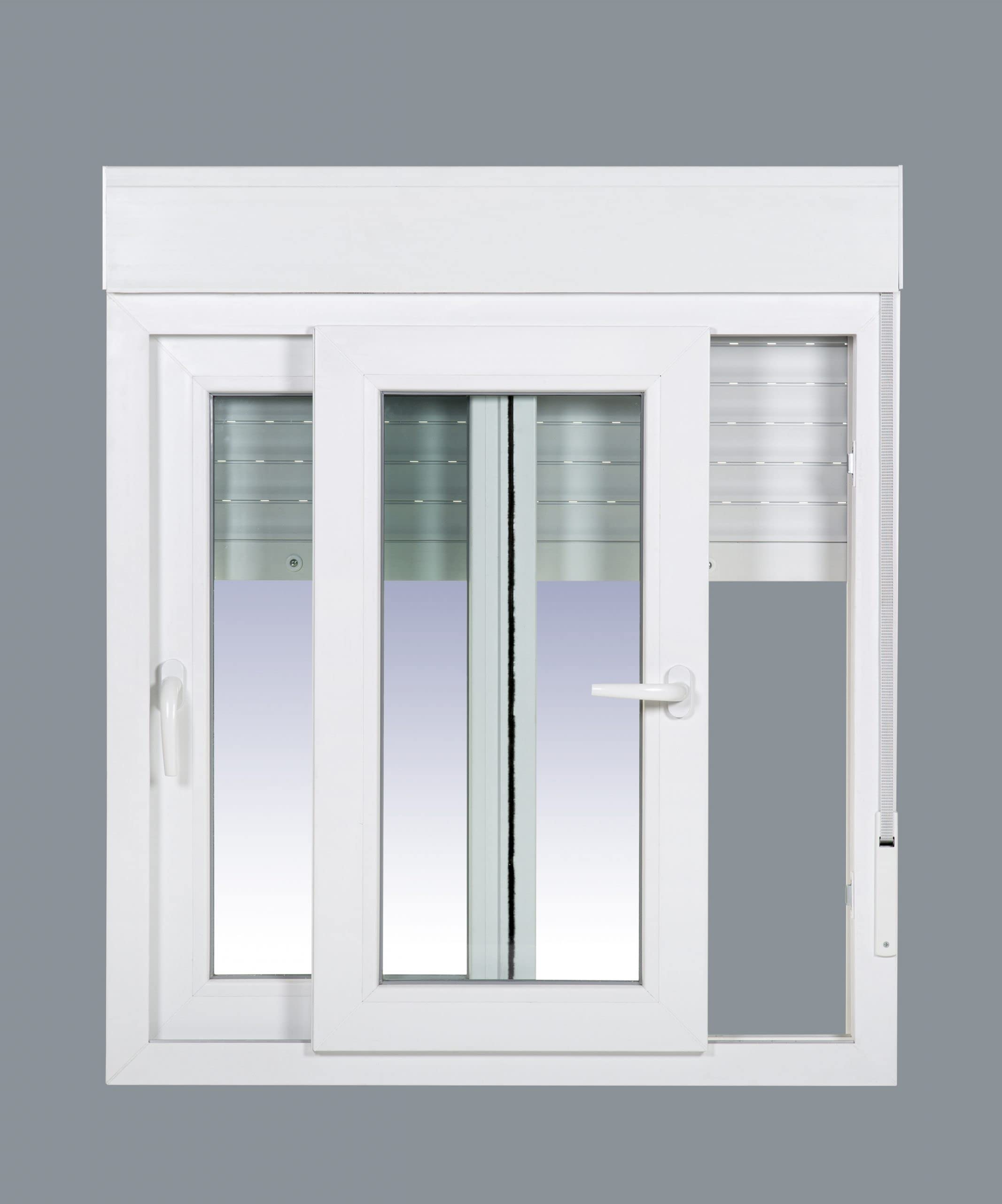 Ventanastock Ventana PVC Corredera con Persiana (PVC) 1000x1155 2 Hojas