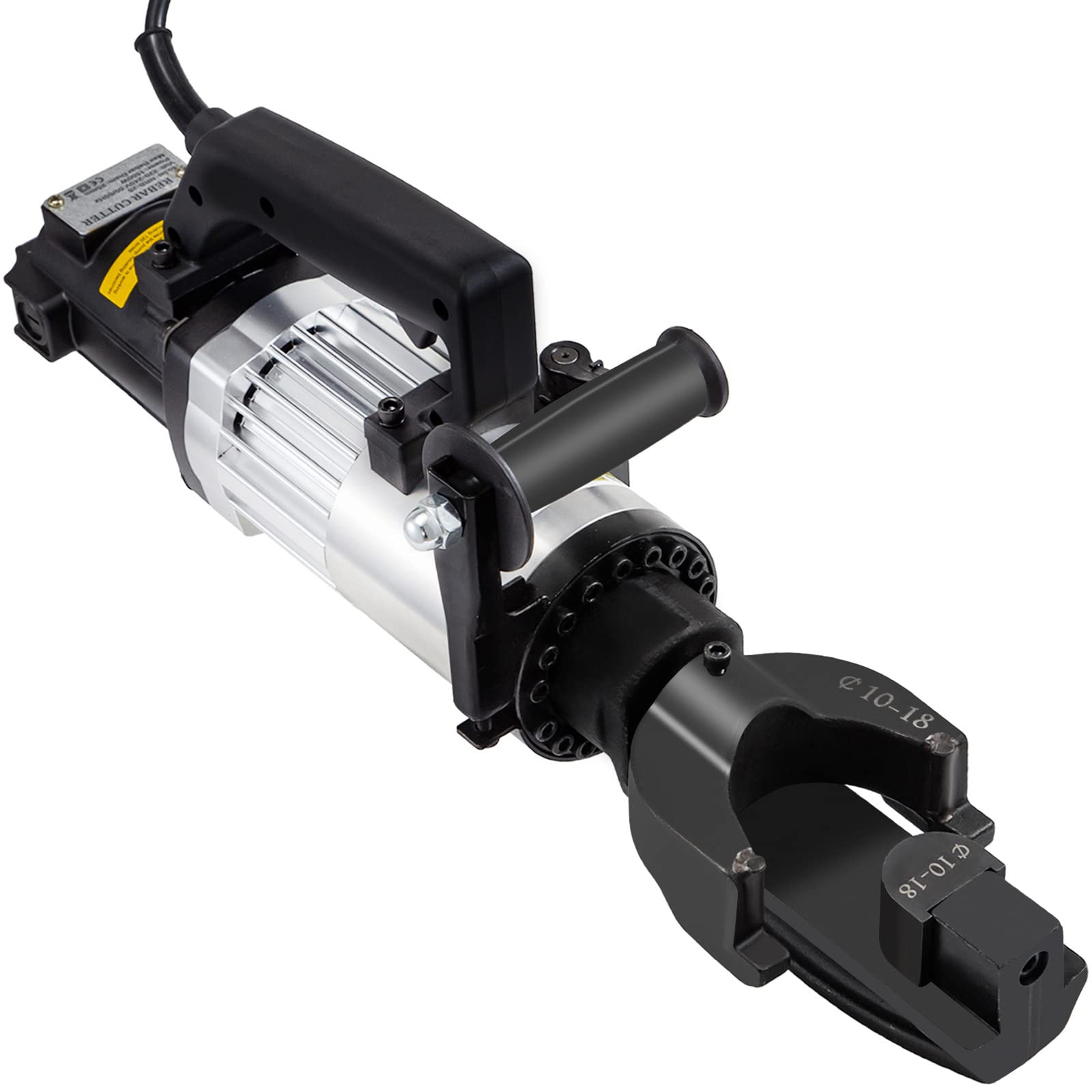 VEVOR Piegatrice per Barre Elettrica 1500 W, Piegatrice Idraulica Portatile Angolo di Piegatura 0-90° Diametro 10-22 mm, Piegatrice per Barre d'Acciaio con Valigetta Attrezzi per Tubi d'Armatura