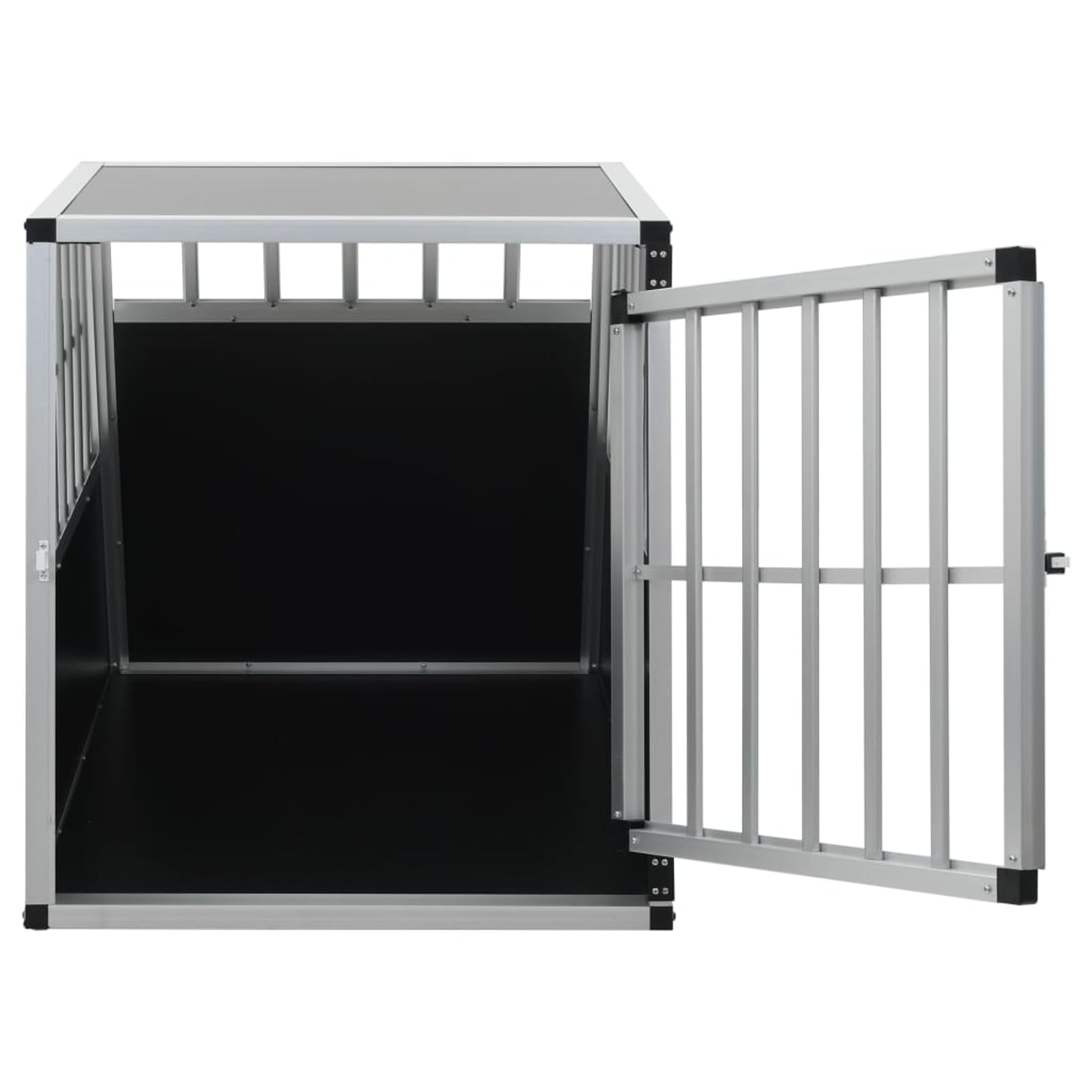 Hundetransportbox mit Einzeltür 65 x 91 x 69,5 cm Hundebox 170664