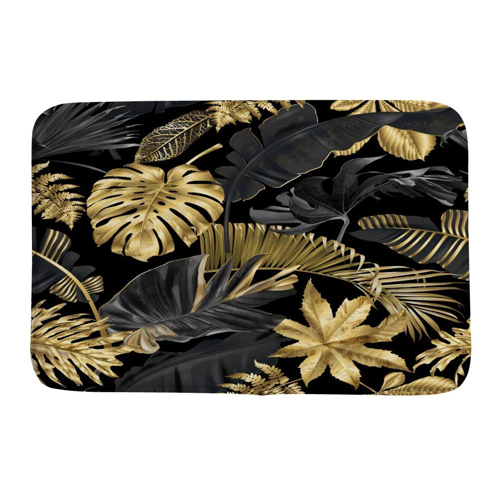 Tapis de salle de bain ciel étoilé 91x61 cm épais et lavable