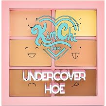 KimChiChic Beauty Undercover Hoe Corrector Palette - Full Coverage Concealer, Creamy, Long Wearing, Hides Dark Circles & Blemishes Cruelty Free, Medium 0.25 oz