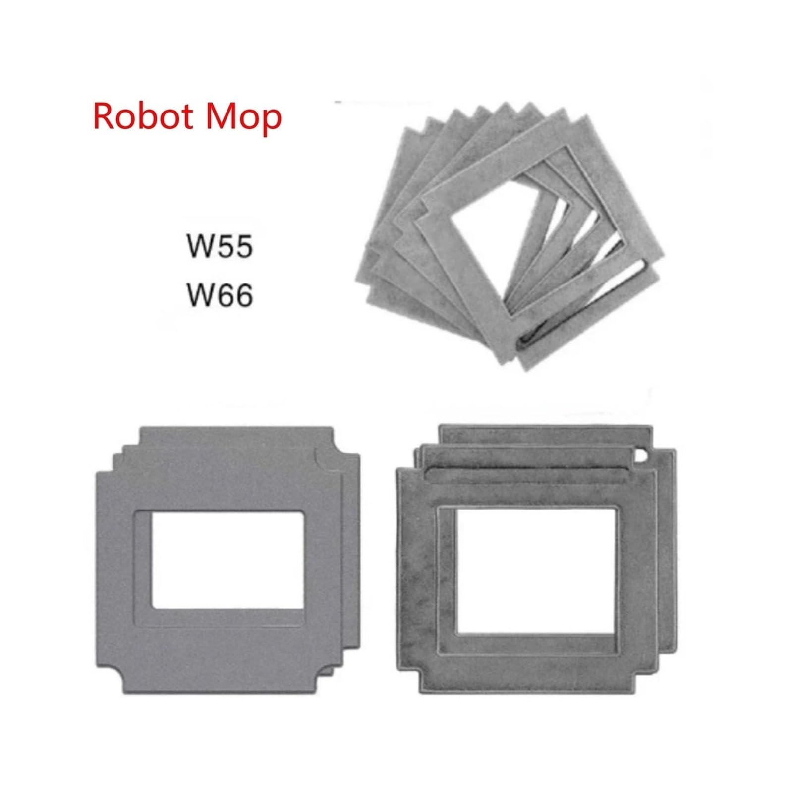 Panno for Robot for La Pulizia Dei Vetri, Compatibile Con HUTT, W66 W55 Speciale, Stracci Sostitutivi for Robot for La Pulizia Dei Vetri | W66