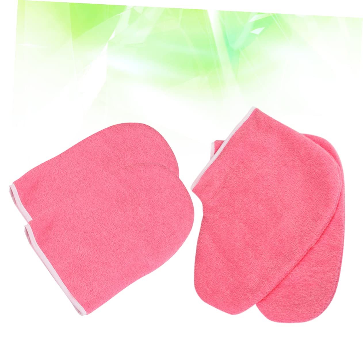 NOLITOY Paraffin Therapy Glove Set Foot Wax Paraffin Hand Wax Therapy Foot Socks for Spa Home Use