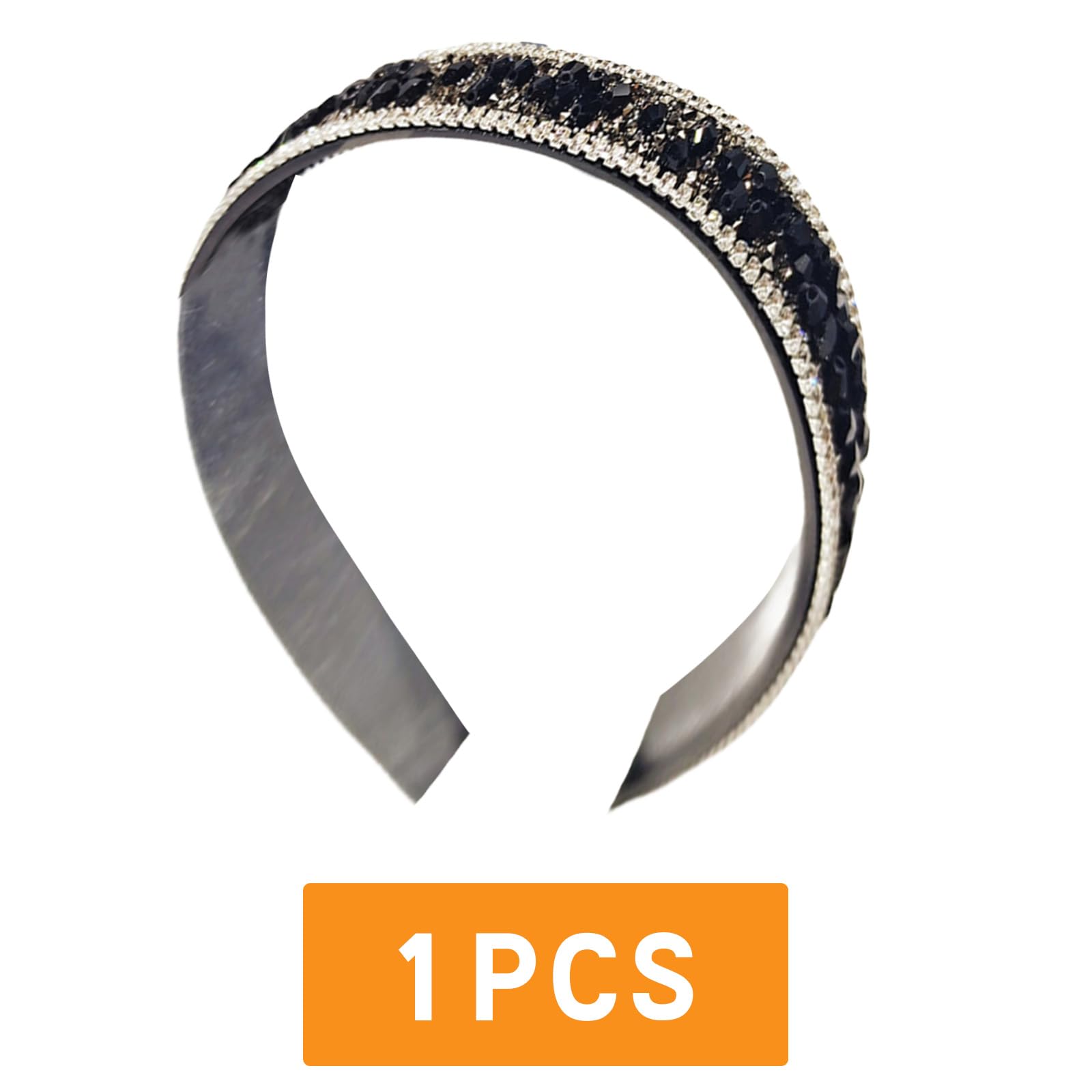 Traziewell Headbands Pearl Headband Fashion Hairband Bridal Headpiece Black Pearl Headband for Women 2221 - Image 2