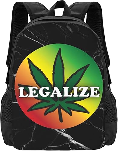 RUNAUP-Marihuana-Backpack, Lightweight Backpack Classical Casual Daypack For Women Men