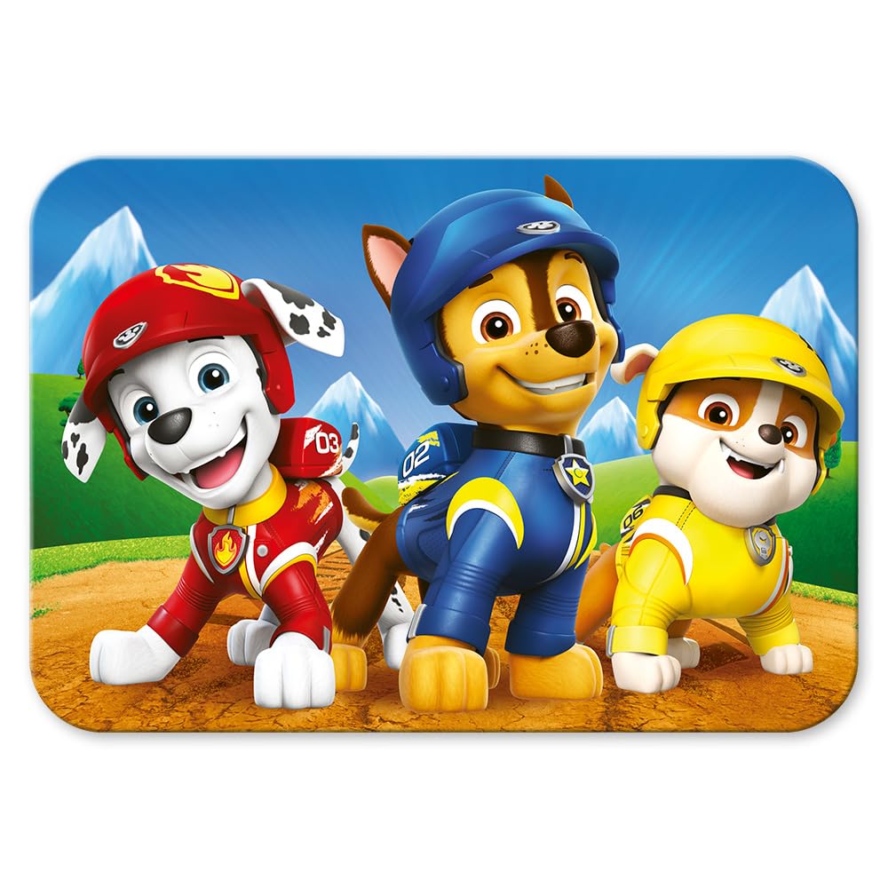 Trefl - Puzzle in Legno: PAW Patrol, l’Adorabile Team di Cagnolini - 24 Pezzi, Wooden Puzzle, Bordi Arrotondati, Motivo Decorativo sul Retro, per Bambini dai 3 anni