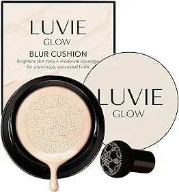 Almofada de base, creme CC com aplicador em forma de cogumelo, base de maquiagem facial BB Cream para pele madura, almofada de ar para uniformizar o tom da pele, levanta e hidrata, maquiagem de longa
