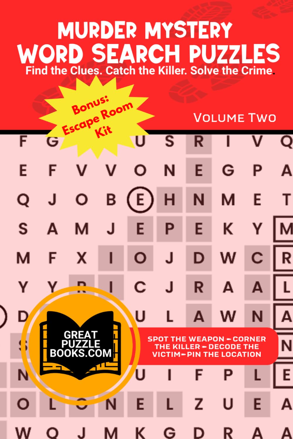 Murder Mystery Word Search Puzzles: Volume Two