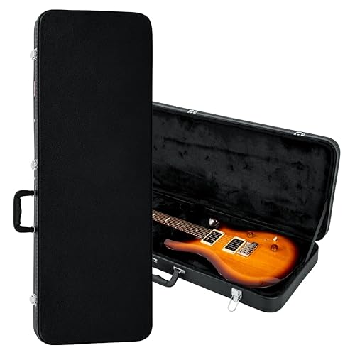Gator Cases Hard-Shell Wood Case for Wide Body Electric Guitars; Fits PRS Style Guitars and More (GWE-ELEC-WIDE)