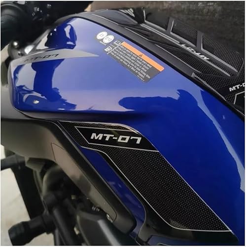 Miniatura 3 de Tank Pad Sticker Motorcycle Fuel Tank Side Traction Sticker Protector Pad Fuel Tank Cap Decal Sticker for Yam&aha MT07 Mt07 18-20