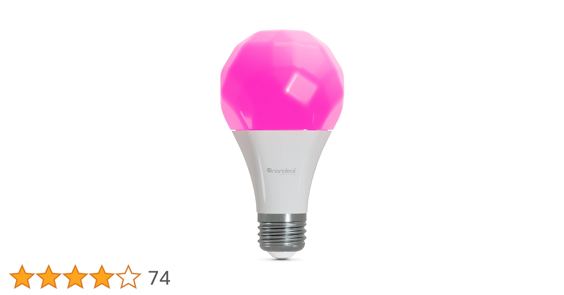 Amazon.co.jp: Nanoleaf(ナノリーフ) スマート電球 E26口金 A19
