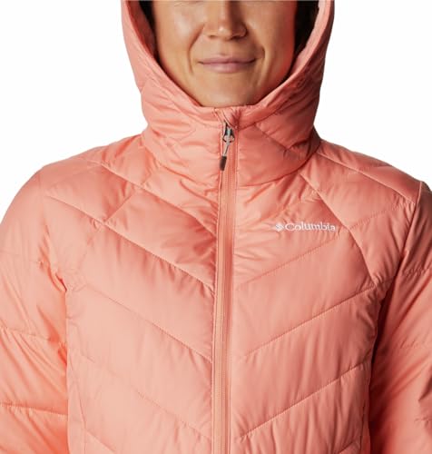 Image of Columbia Women's Omni-Heat Reflective Heavenly Hooded Hiking & Trekking Down Standard Length Jacket