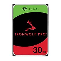 Seagate IronWolf Pro 30TB, NAS Hard Disk interni, 3.5″, 7200 U, Min, CMR, 512 MB Cache, SATA 6 GB, S, Data Rescue Service (ST30000NTZ11)