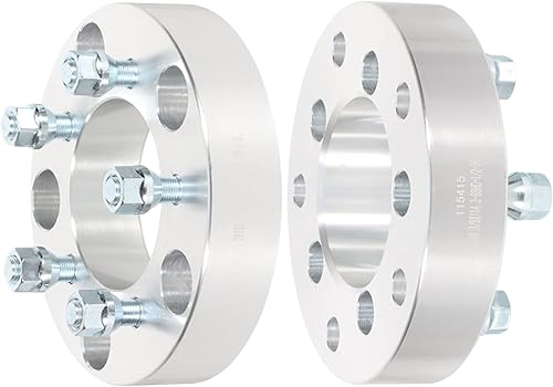 SCITOO Adaptadores de rueda de 1.5 pulgadas, 5x5.5 a 5x4.5, pernos de 12 pulgadas, compatibles con 1980-1983 para adaptadores de rueda F100 para