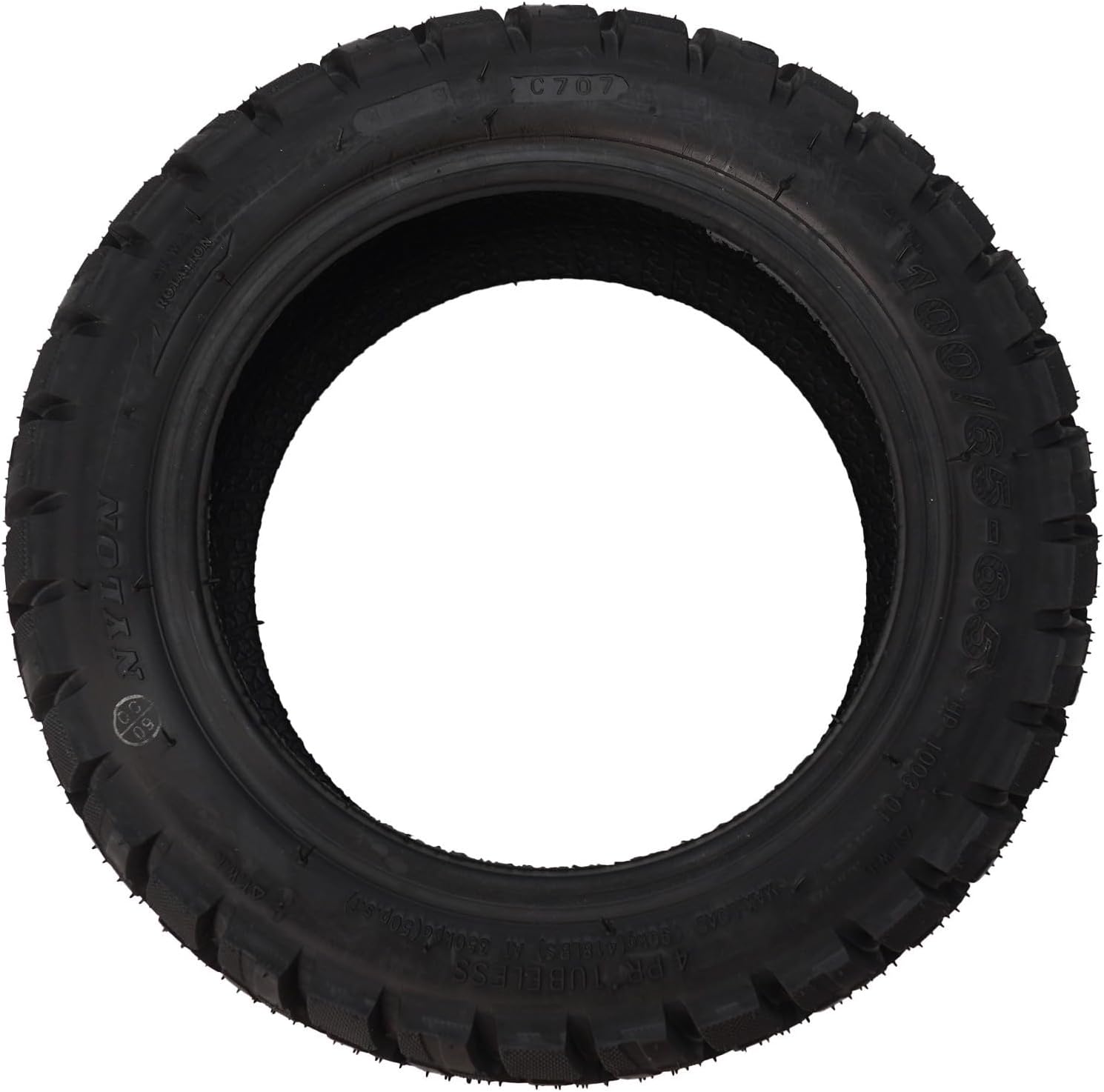 Electric Scooter Tire, 100/65-6.5,90/65-6.5 Tubeless Tyre Front Rear Scooter Wheels Replacement Tire for 11in Electric Scooter