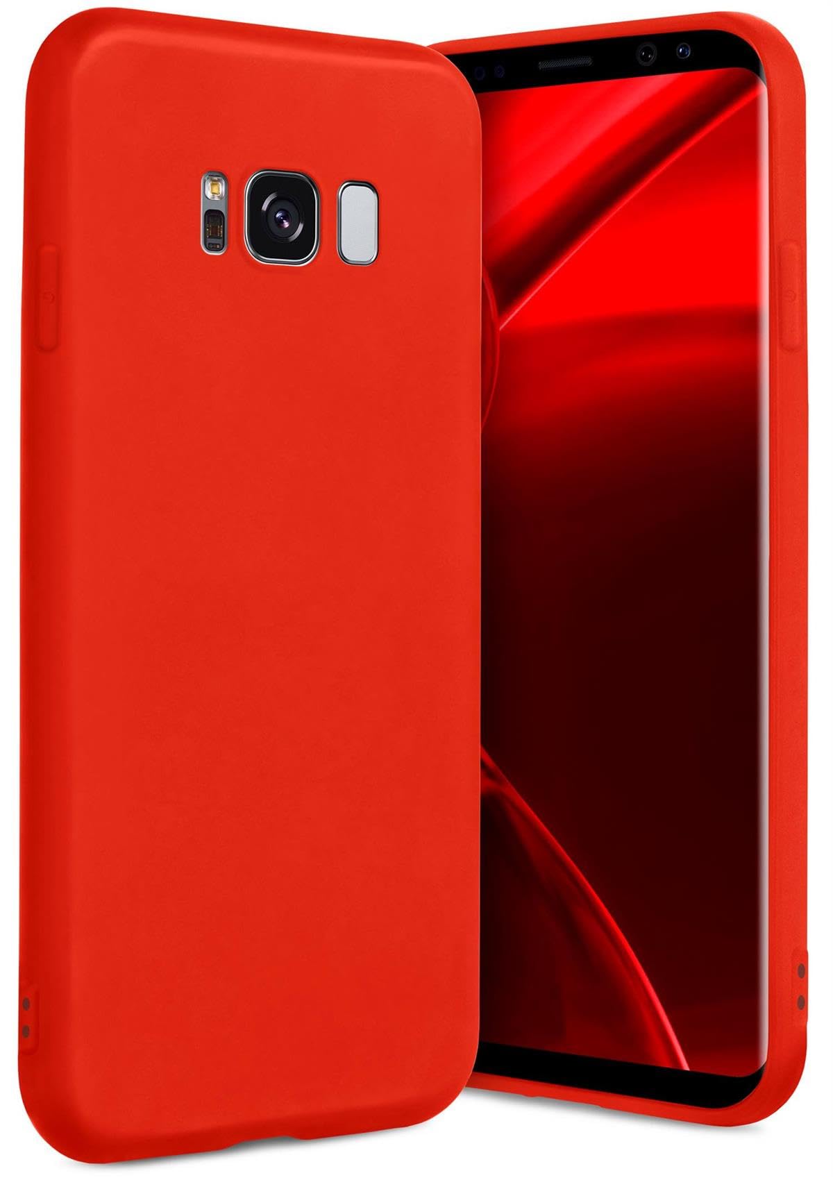 Coque Samsung S8 souple protection silicone fine OneFlow rouge - 8