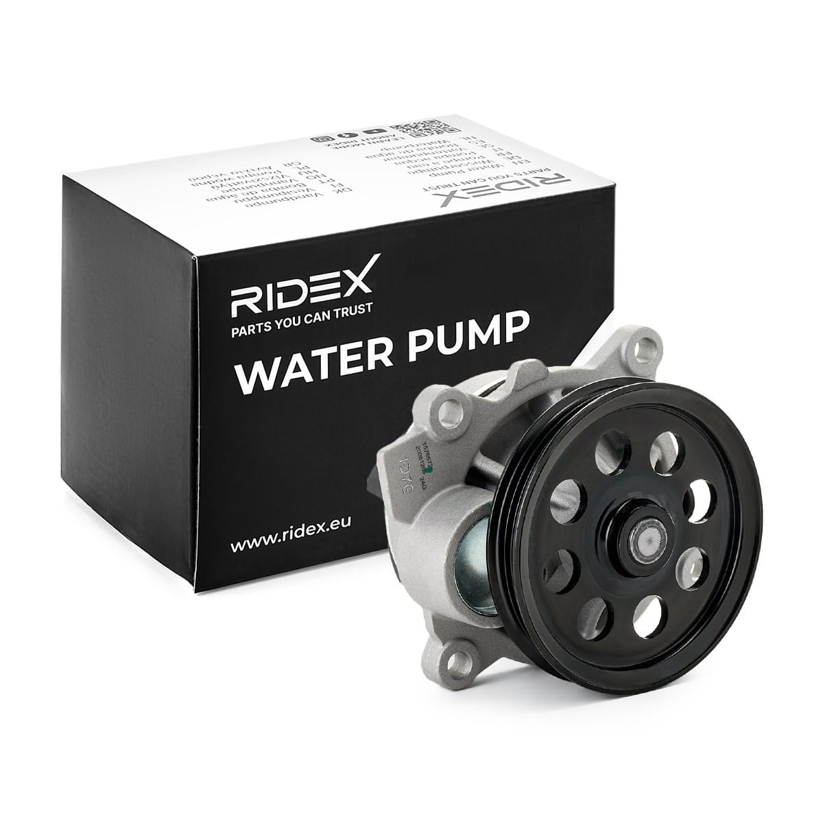 RIDEX 1260W0947 Bomba de agua mecánico con junta Compatible con FORD S-Max Mk2 CJ, WA6