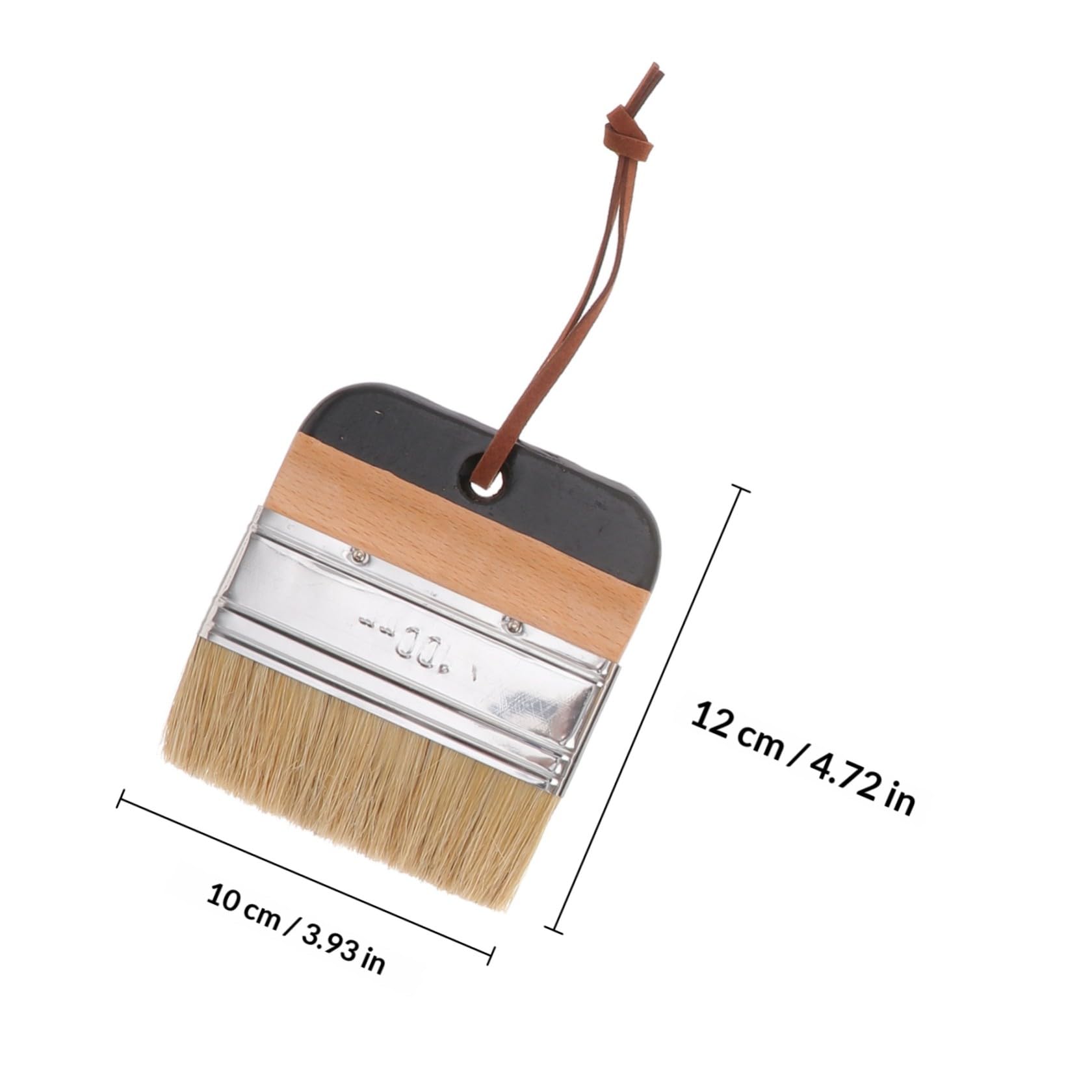 1ensemble Lot de Pinceaux Ronds à Manche Bois pour Peinture Cire et Vernis Brosses Poils Naturels Adaptées Meubles et Décoration Intérieure