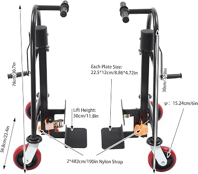 Furniture and Crate Mover, Manual Furniture Mover Equipment 1300lbs Heavy Duty Moving Tool Set Large Furniture Moving Tools Multifunctional Handling Tools for Moving, Warehousing, Furniture Stores