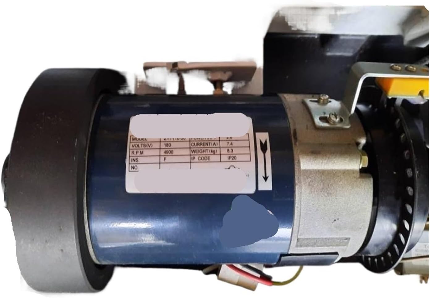 Treadmill Dc Motor ZYT110-30 2.0HP 180V 7.4A 4900RPM