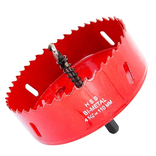 Miniatura 58 de Kit de sierra de agujero, LAIWEI Sierra de agujero, herramienta de taladro eléctrico para perforar madera, PVC, perfiles de aluminio, paneles