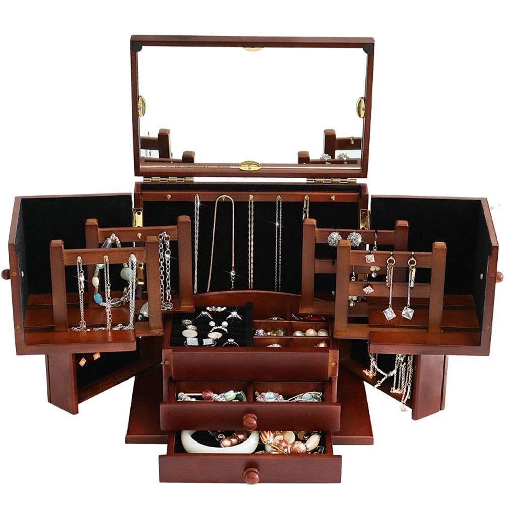 Jewellery Box Jewelry Storage Box Gift for Women Wooden Jewelry Boxes for Women Jewelry Chest Large Capacity Box