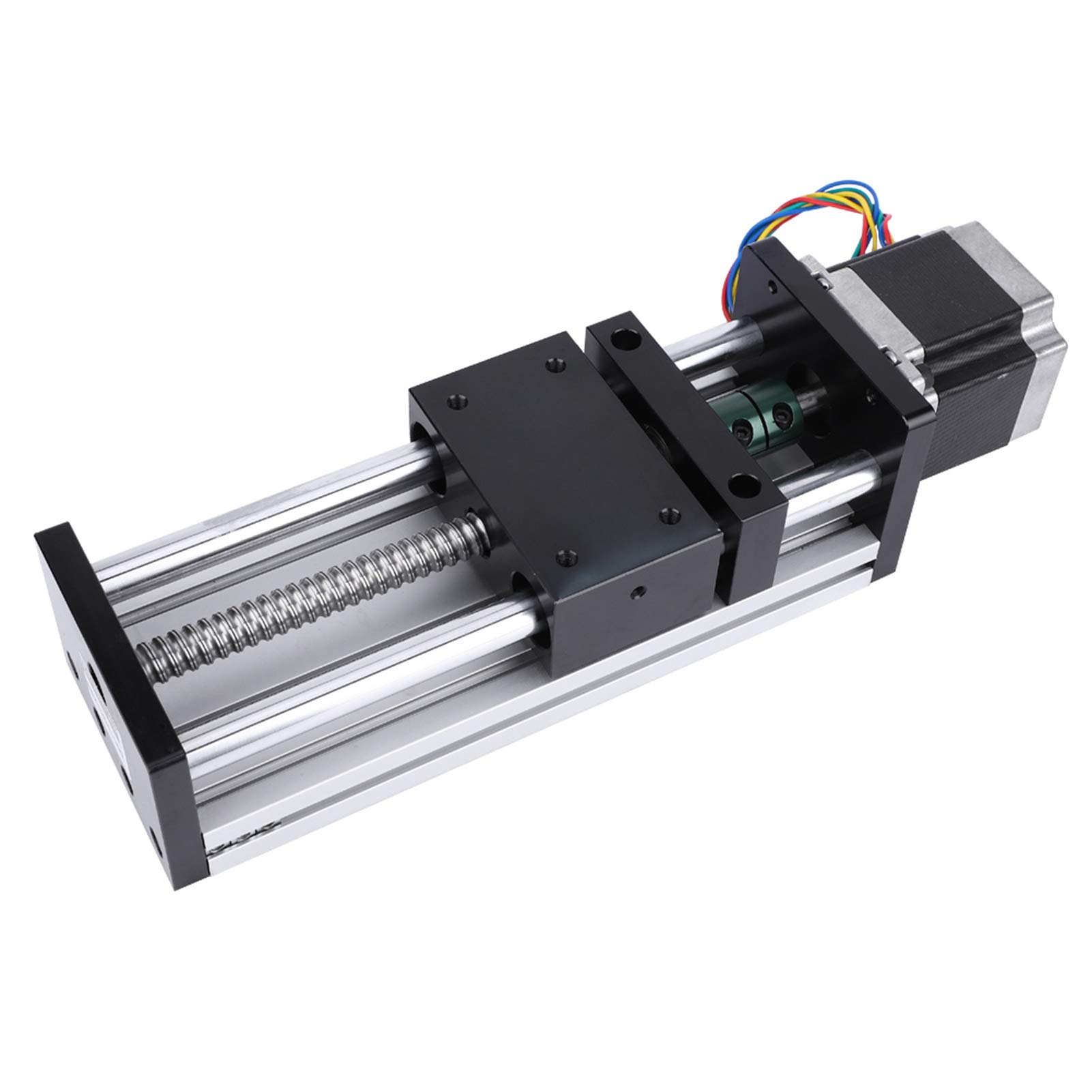 Linear Guide Slide Table With Ball Screw & Nema17 Stepper Motor - 200mm ...