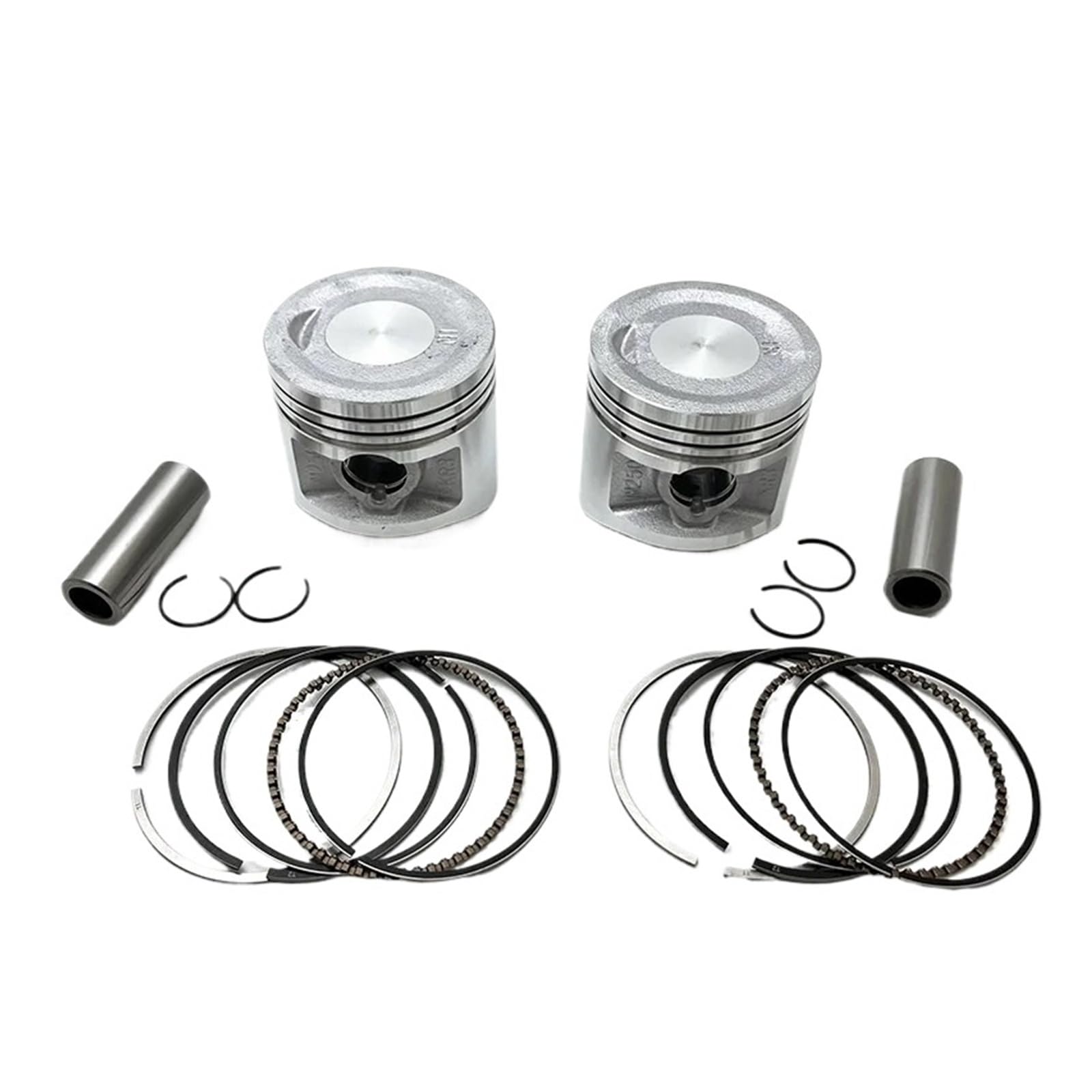 Fasce Elastiche Set Fasce Elastiche 53 Mm Pezzi Ricambio Motore Per CA250 Per DD250 Per CBT250 Per CMX250 Per Rebel CA DD Per CBT 250 250cc Pistone(2 sets Piston)