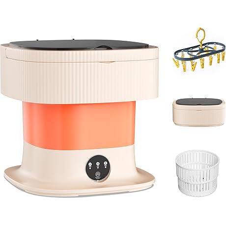 Space-Saving Mini Washing Machine: Effortless Laundry for Delicates