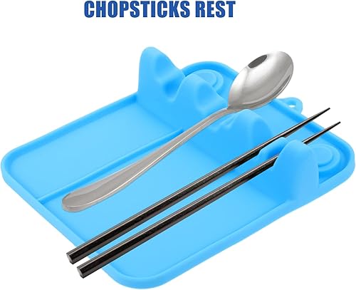 Miniatura 9 de Hemoton Estante de cocina, utensilios de cocina, soporte para espátula, accesorios de cocina, pequeños electrodomésticos, utensilios de cocina,