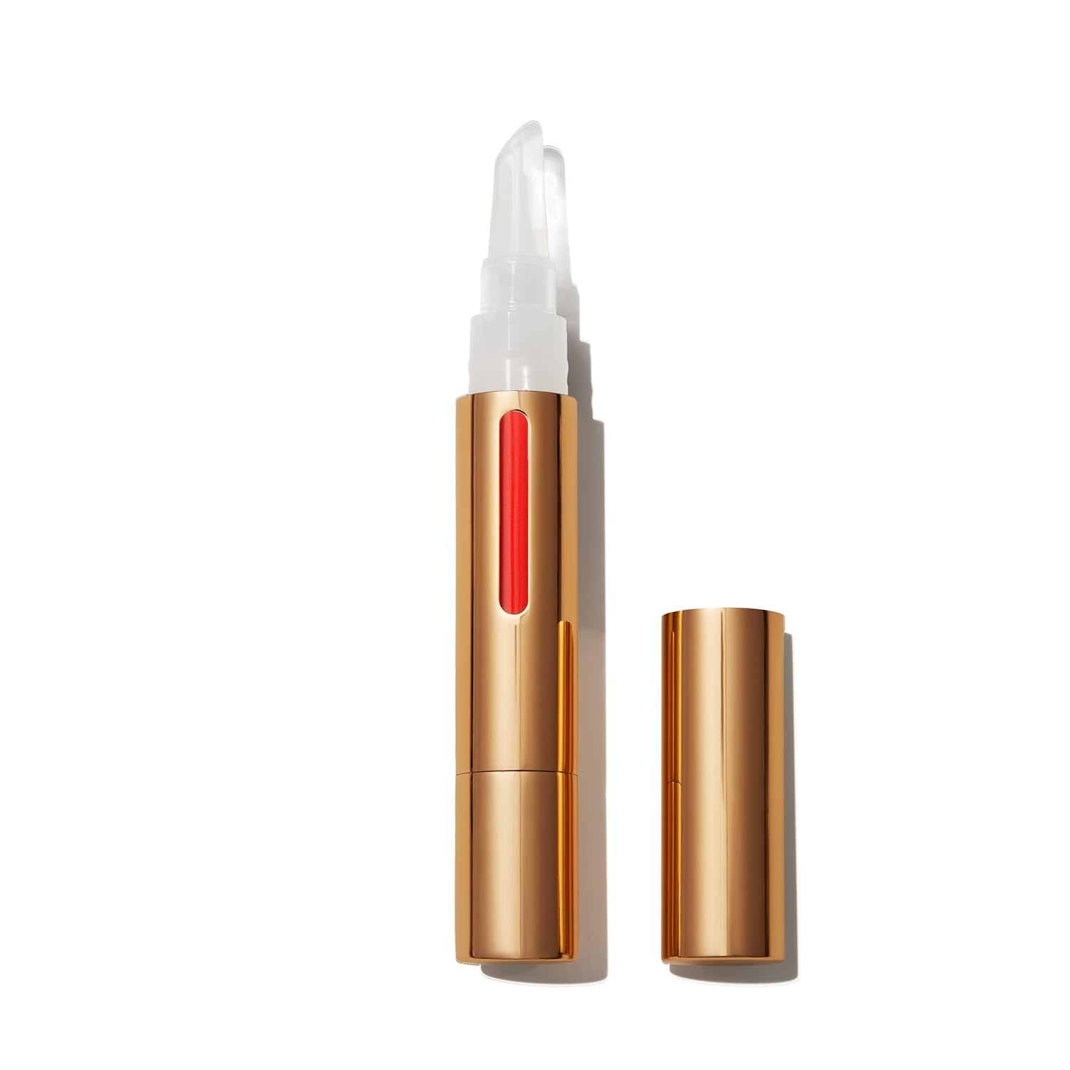 PDL Cosmetics by Patricia De León | Sexy Shine Peach Tinted Peach Lip Gloss (Happy Hour) | Hydrating, Non-Sticky Formula | Lightweight, High Shine Finish | Vegan | Cruelty-Free | .14 fl oz