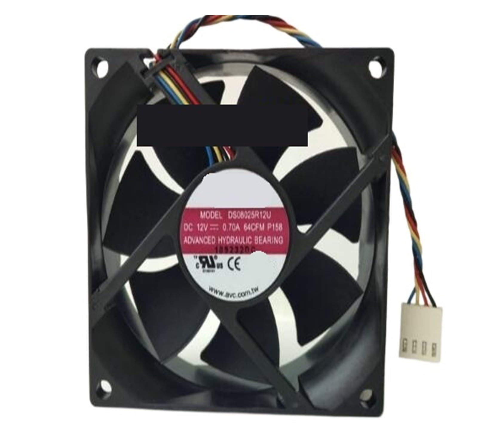 TYHUJKKL DS08025R12U DC12V 0.70A 8025 4-wire temperature-controlled hydraulic fan