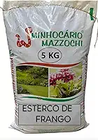 Adubo Orgânico Esterco de Galinha 5kg - Minhocário Mazzochi - Natural, Plantas, Hortas
