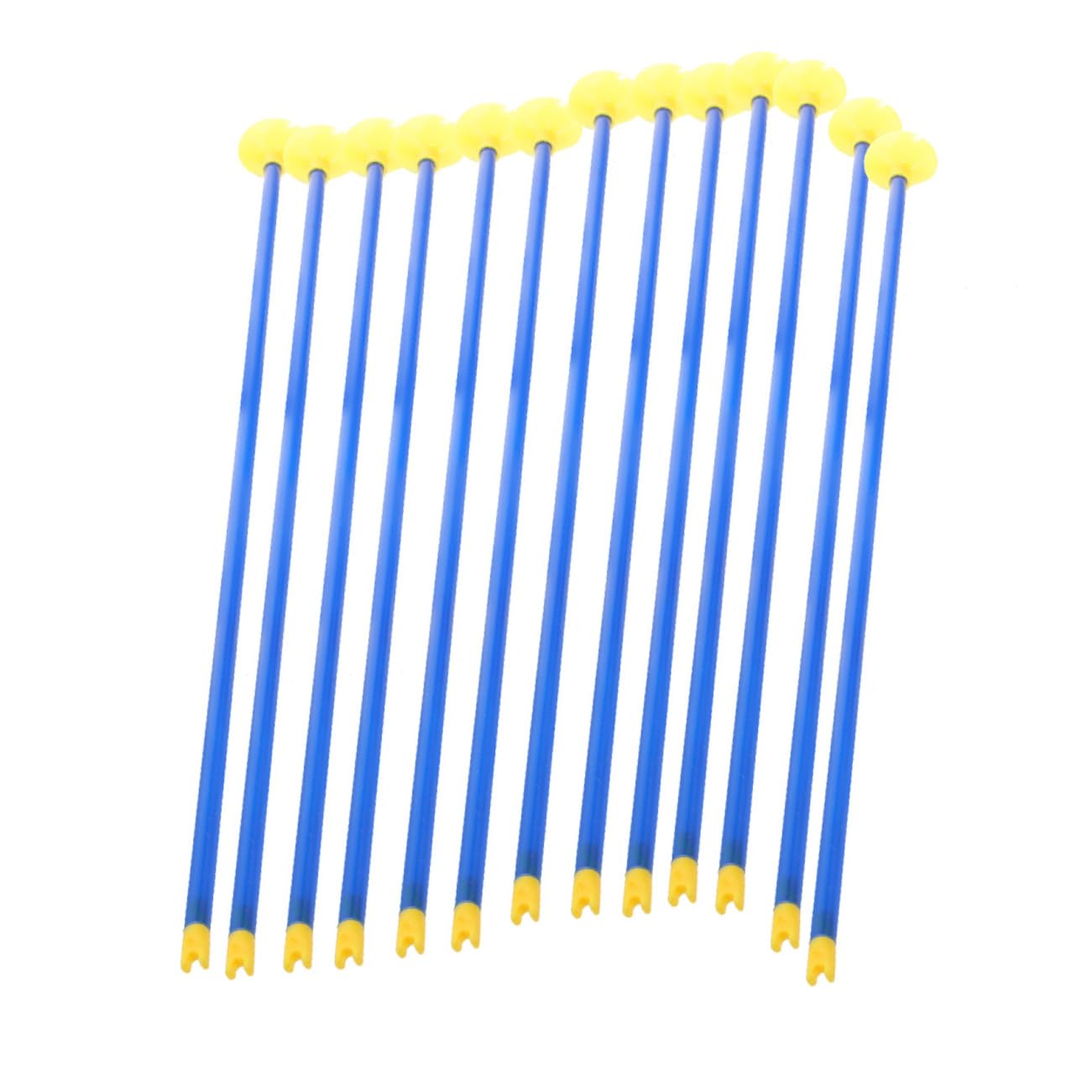 BESTonZON 20Pcs Suction Training Arrow for Safe Outdoor Game Replacement Arrows for Target Practice PVC Material Lightweight for Developing Hand Eye Coordination