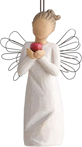 Willow Tree You're the Best Ornament, Figura esculpida pintada a mano