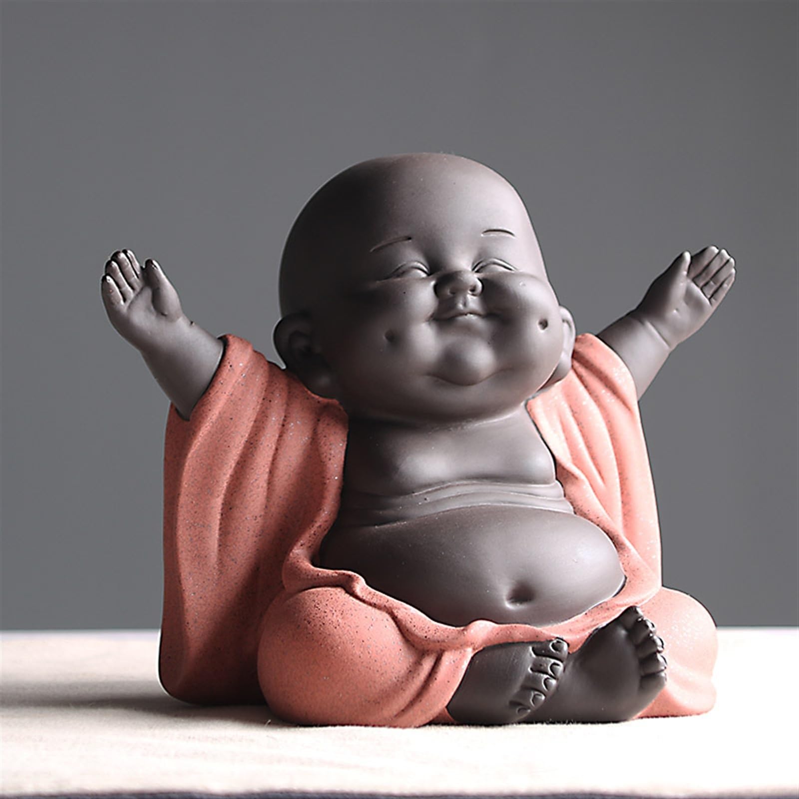 Mascota de té Little Monk para disfrutar de la ceremonia de té Kung Fu en tus viajes