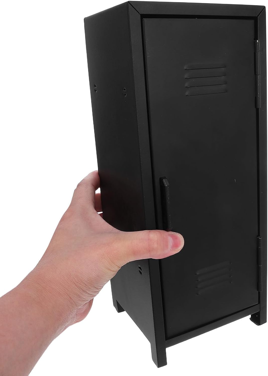 Lockable Metal Desktop Storage Cabinet for Secure Office Use Black image 5