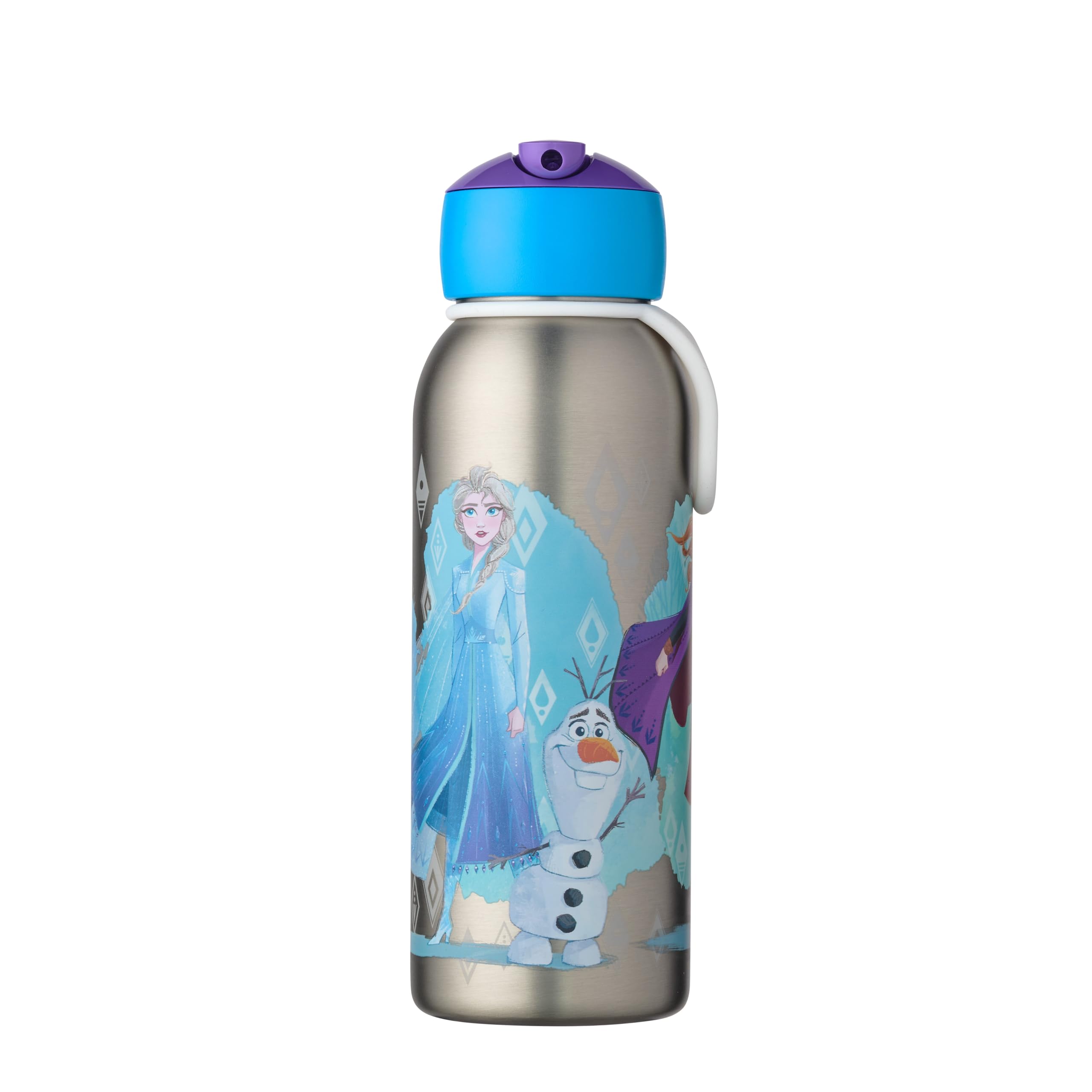Mepal - Thermoflasche Flip-up Campus - Isolierte Trinkflaschen für Kinder - Edelstahl Thermosflasche - 4 Stunden heiß & 12 Stunden kalt - BPA-frei - 350 ml - Frozen 2
