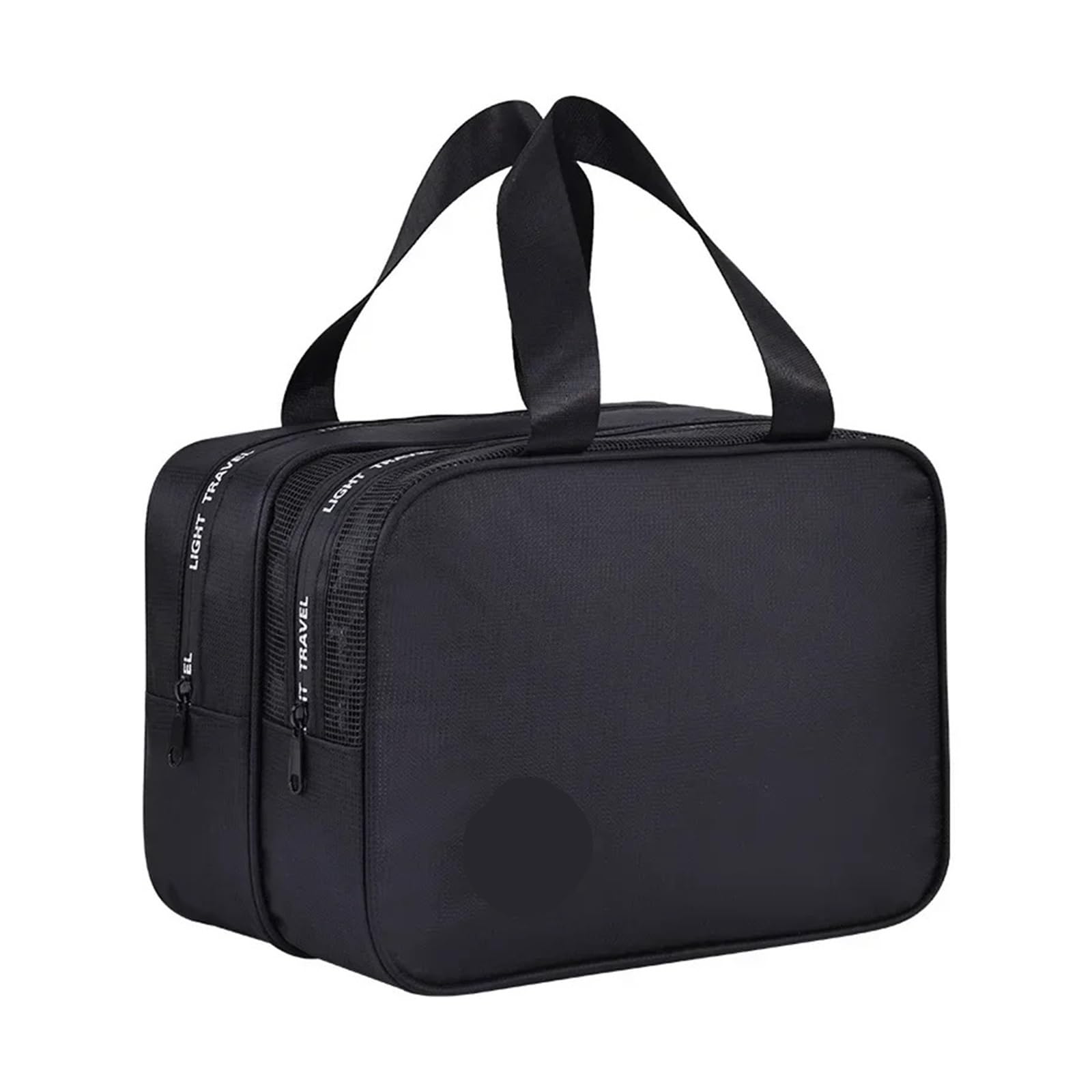 Beauty case da viaggio a doppio strato asciutto e bagnato, grande capacità, organizer portatile per cosmetici (set da 2 pezzi)