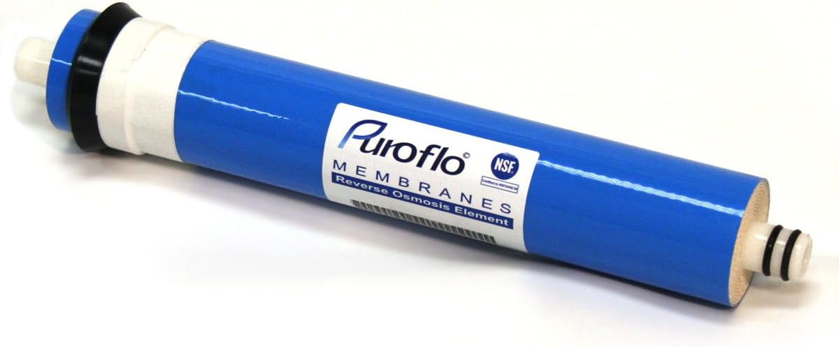 RO Membrane 50 GPD for Residential, Reverse Osmosis, Under Sink, Counter Top, Water Filter Purifier, Drinking water system (1 pack) - by PUROFLO