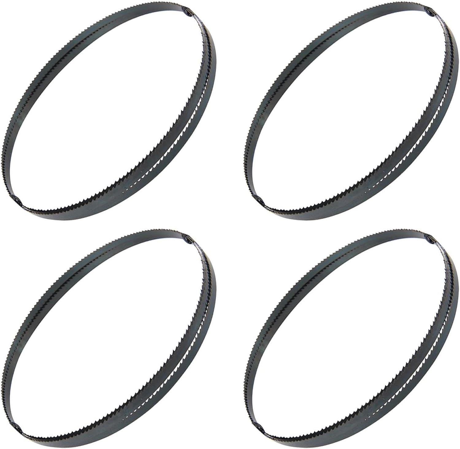 Dapetz 1425mm (56") Bandsaw Blades 10 Tpi For Cutting Metal Plastic Wood 4 Pack