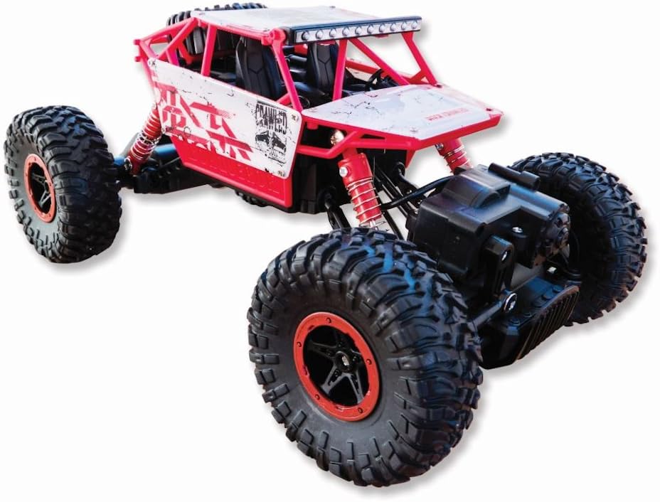 Siva Siva50 400 Toys Rock Crawler Crusher Racing Car, 1:18, Red