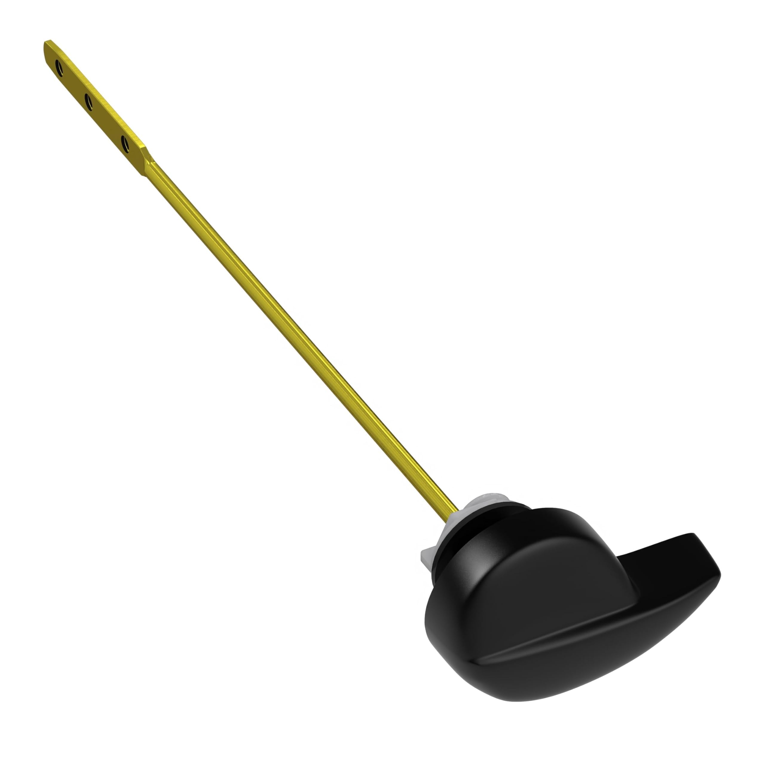 Side Mount Toilet Handle Replacement, Compatible with American Standard, Kohler, TOTO, Gerber and Most Side Mount Toilet Tanks – Matte Black