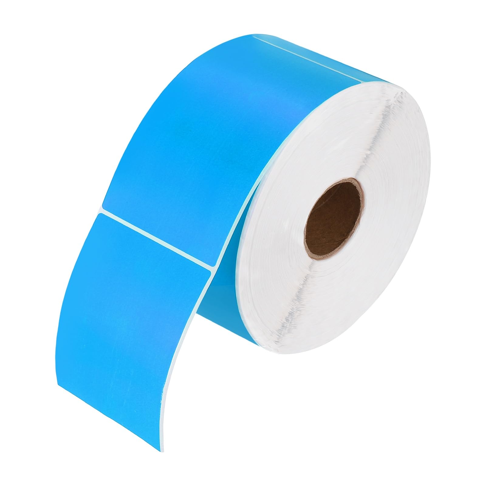 PATIKIL 1000 Etichette Adesive Colorate Per Codifica, 5x3 Pollici Etichette Rettangolari Adesive Per Inventario Per Ufficio Gestione Inventario Etichettatura Prodotti Decorazione Casa, Blu