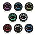 ELING 85mm Engine Tachometer 3000RPM Meter with Hour Meter 12V 24V with 8 Colors Backlight
