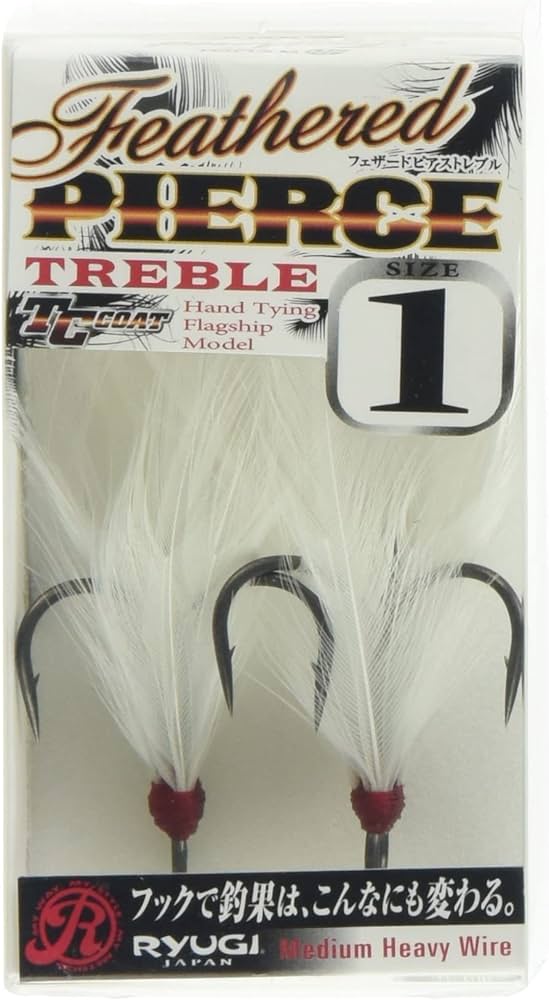 Amazon | RYUGI(リューギ) HFP046 フェザードピアストレブル ホワイト