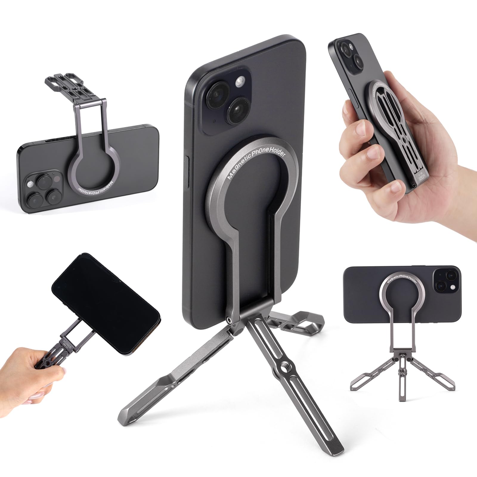 Ultralekki magnetyczny uchwyt na telefon