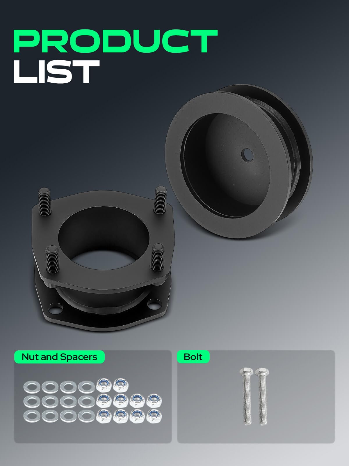 Amazon.com: YHTAUTO 2.5 Inch Front & 2 Inch Rear Leveling Lift Kit