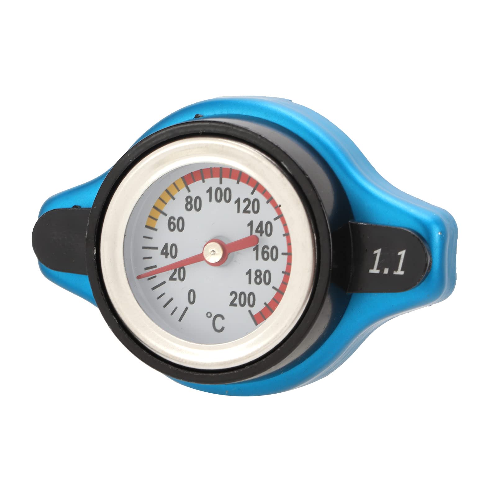 Tappo del Radiatore Ad Alta Pressione in Lega di Alluminio - Regolazione della Pressione Dell'indicatore di Temperatura Universale (Testa Piccola 1.1)
